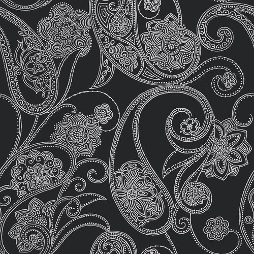 Candice Olson Shimmering Details Dotted Paisley Wallpaper Walmart