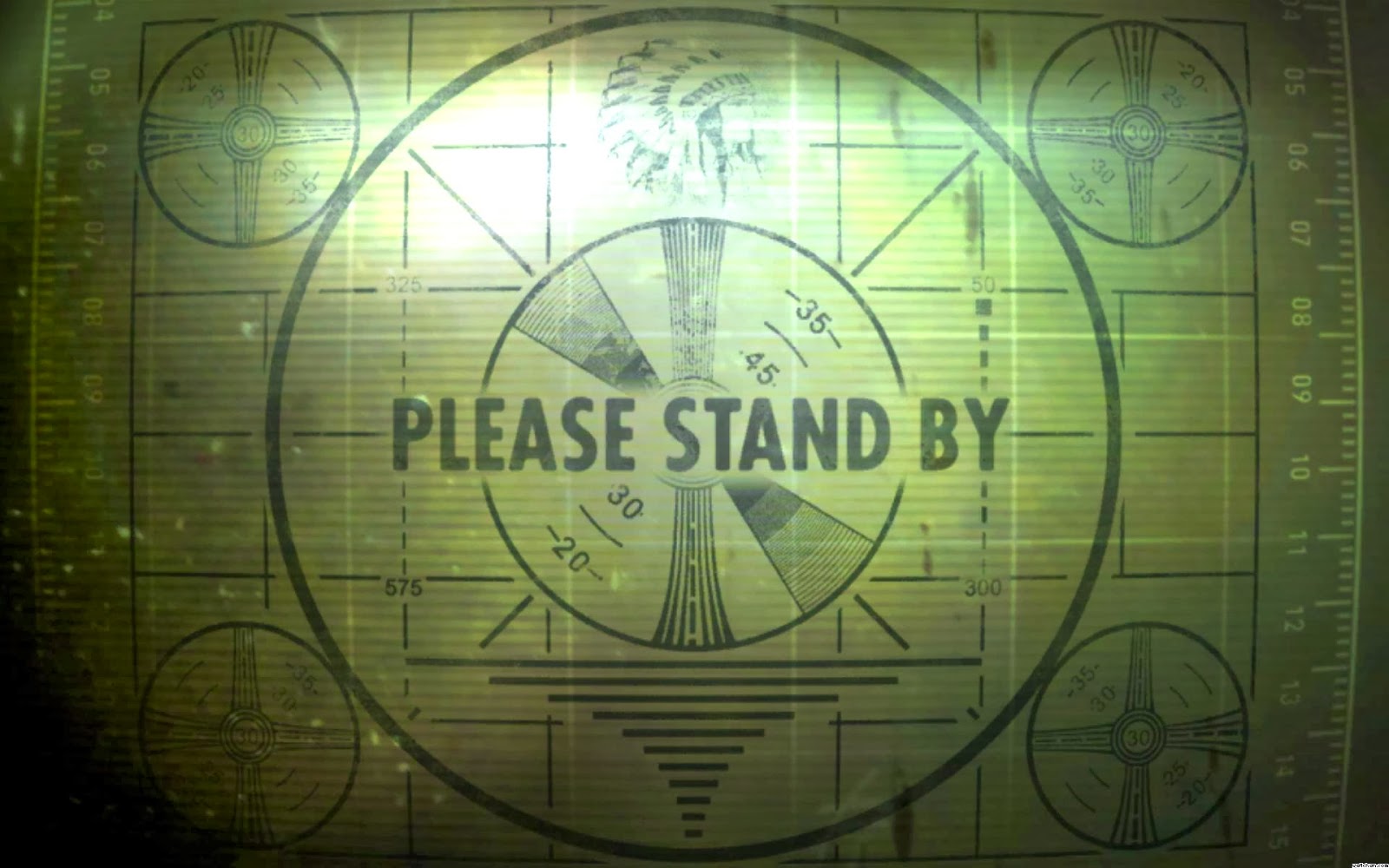 HD Fallout Please Stand By iPhone Wallpaper