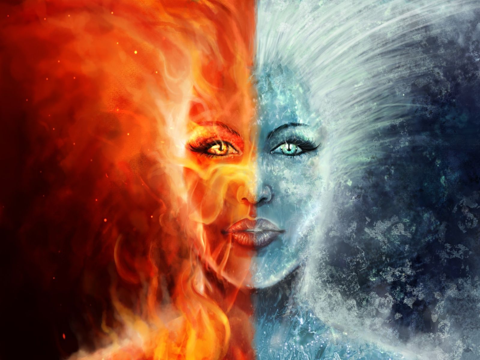 Crps Fire And Ice Wallpaper Art