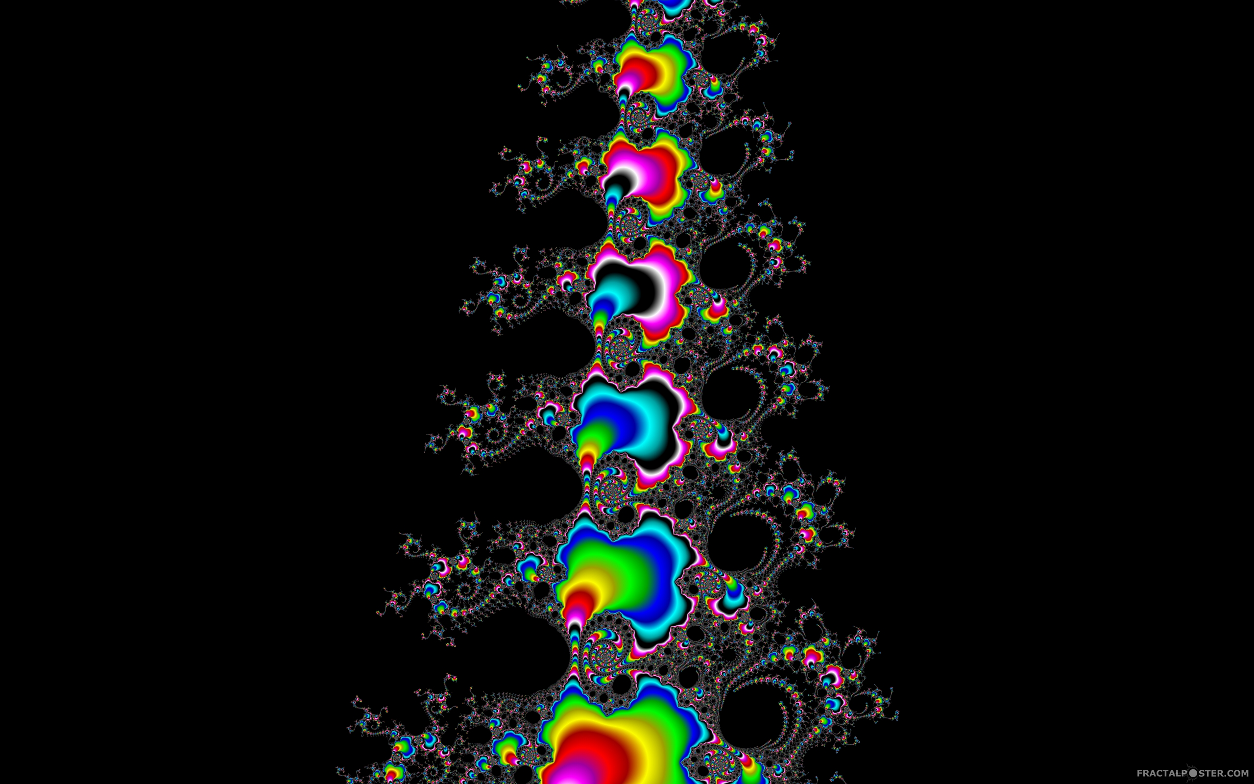 Christmastree Fractal Image By Topping HD Wallpaper Posters