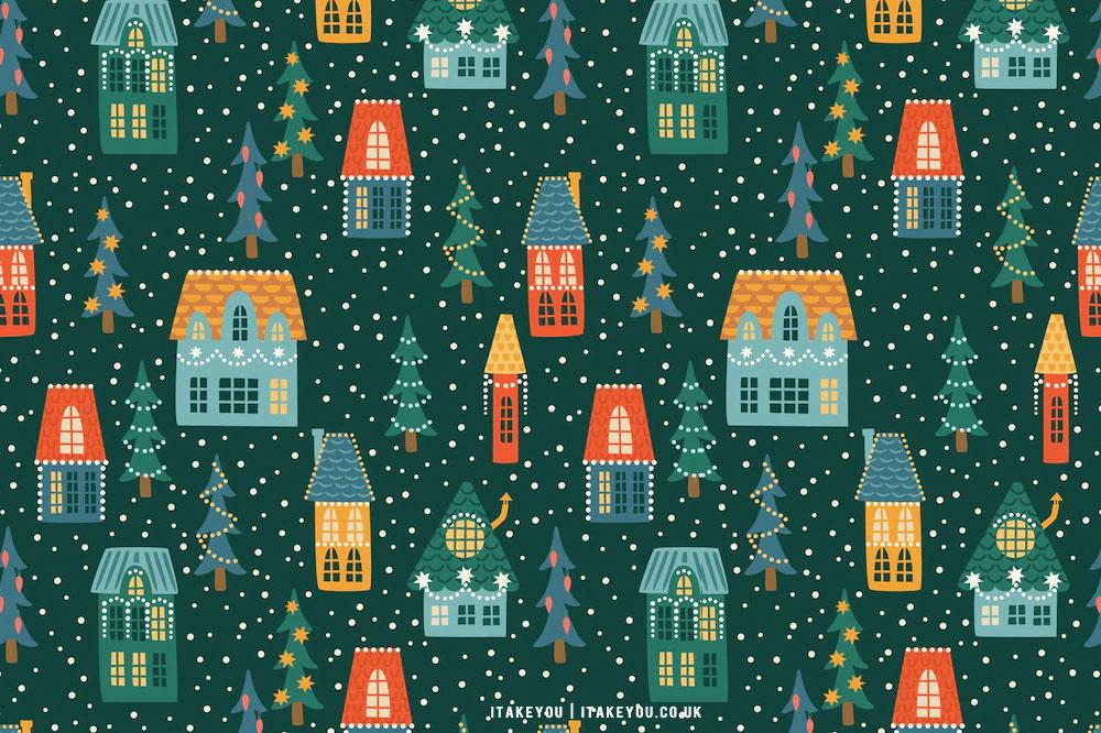  Christmas Wallpaper Ideas Cute Houses Green Christmas