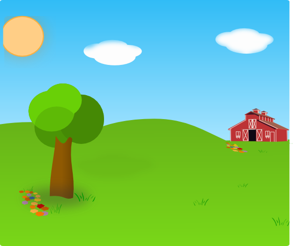 Farm Background Clip Art At Clker Vector Online