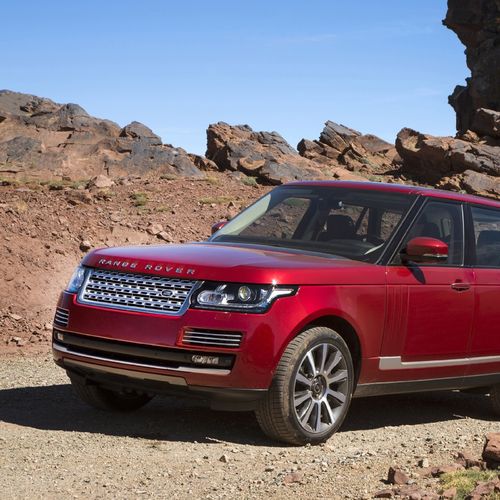 Red Range Rover Off Road Picture For iPhone Blackberry iPad