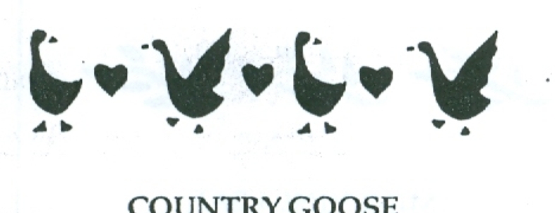Cbo27103 Country Goose Stencil Source Stencils And