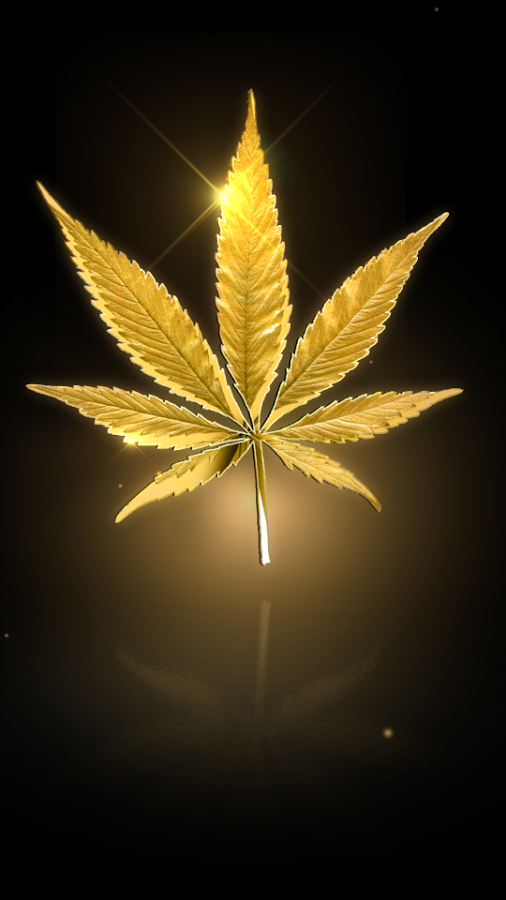Medical Marijuana Live Wallpaper A Stunning 3d Golden