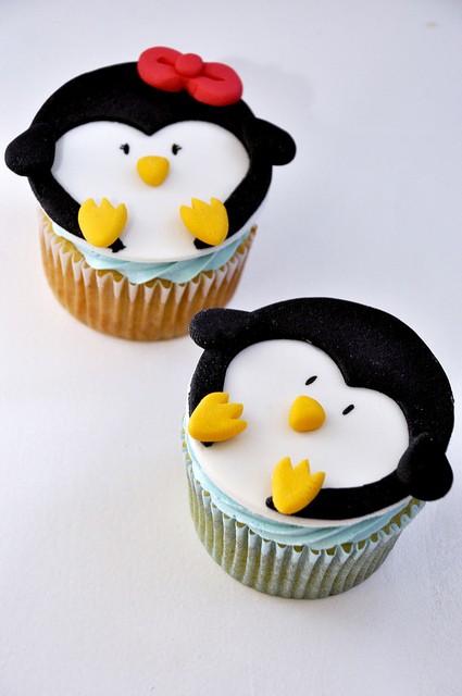 Cute Oreo Penguin Cupcakes Thec10