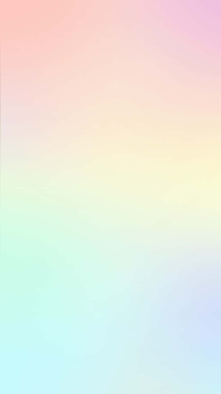 Pastel Rainbow iPhone Wallpaper