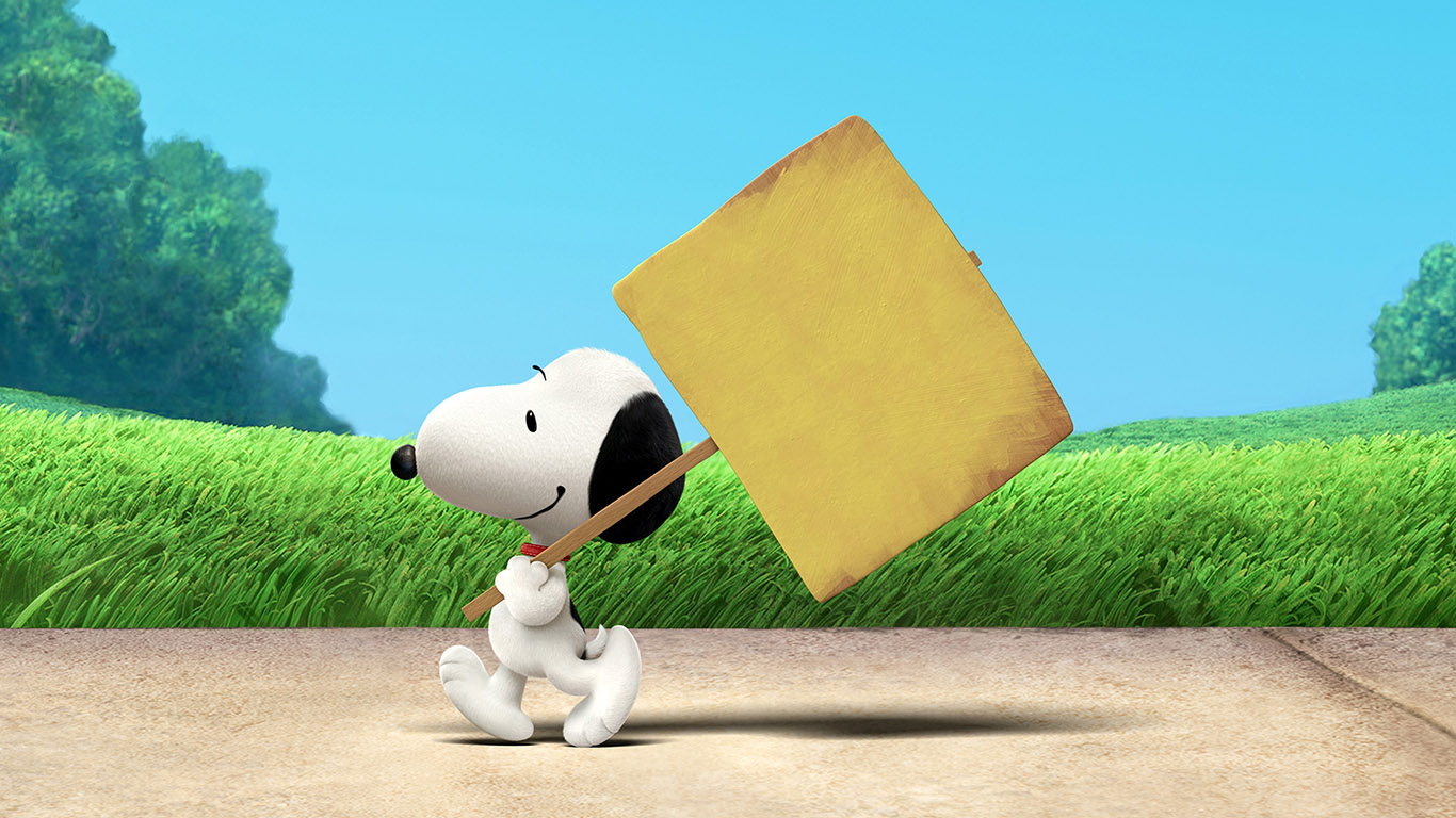Background The Peanuts Movie Snoopy Flying Ace Dog Animated Wallpaper