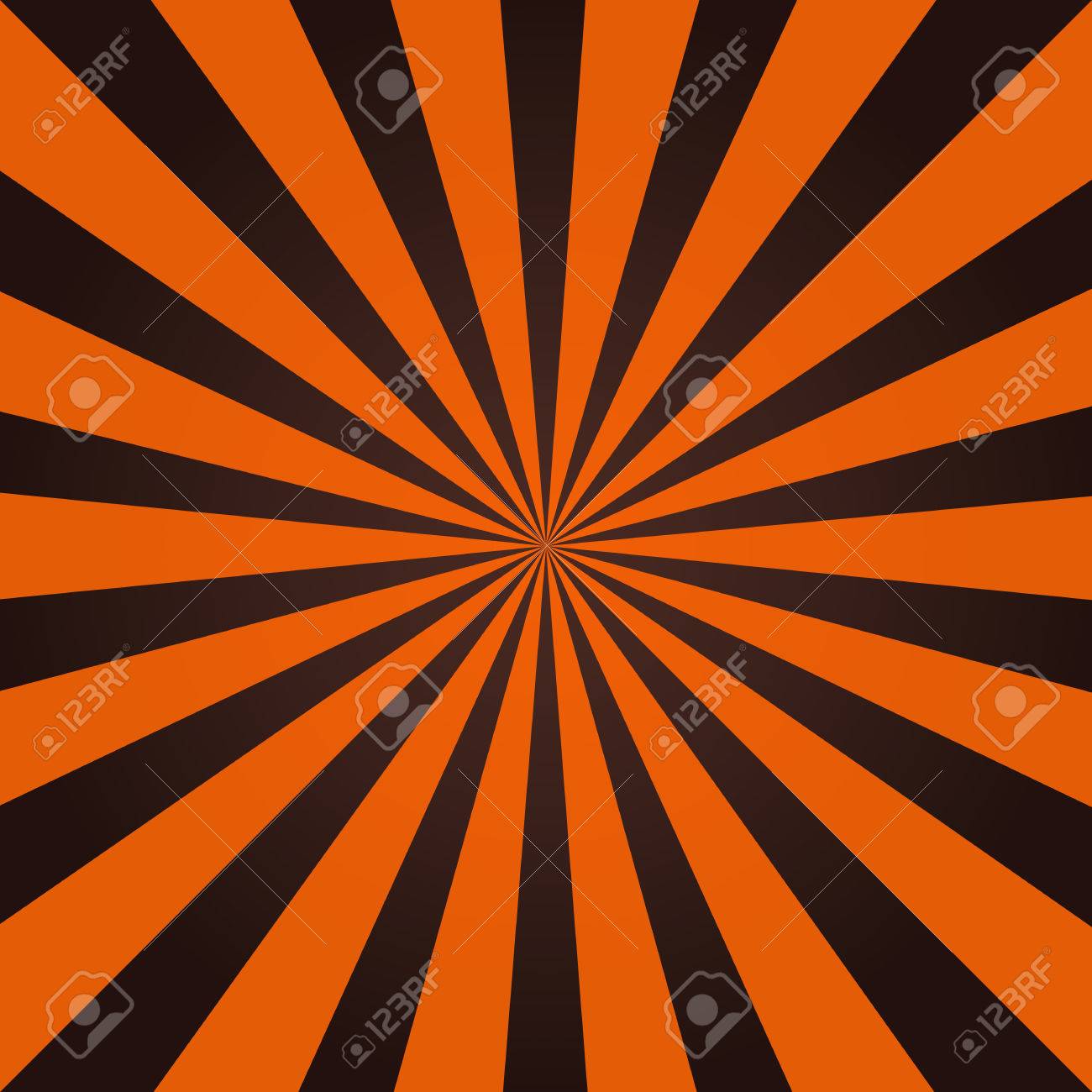 Grunge Sunbeam Background In Halloween Traditional Colors Orange