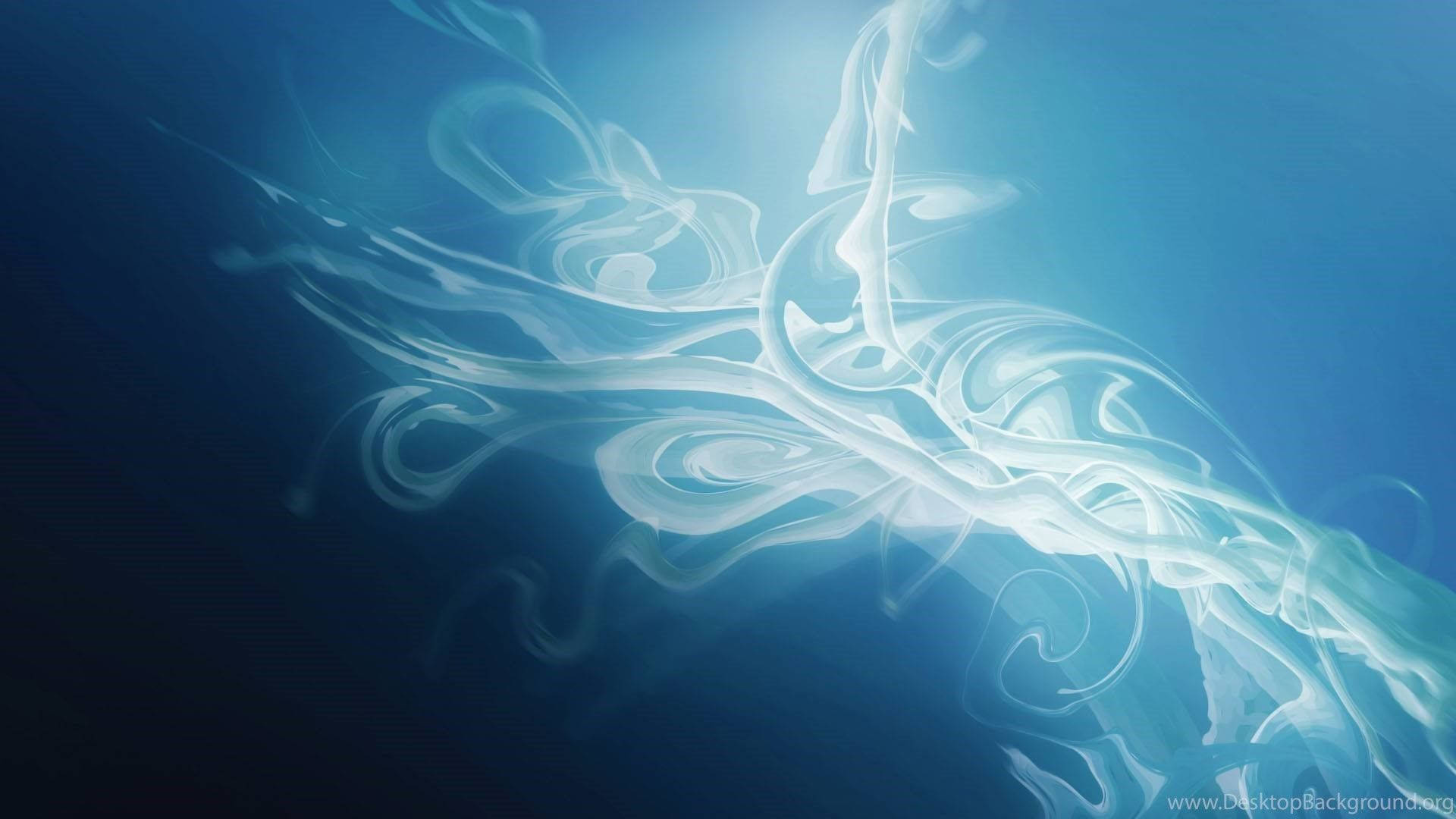 Blue Smoke Wallpaper