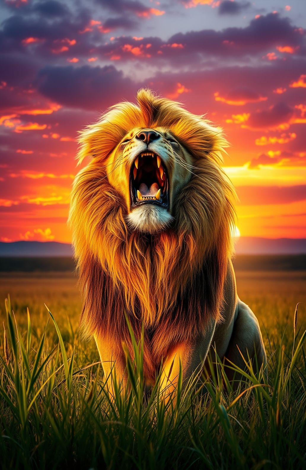 Lion Roar Wallpaper