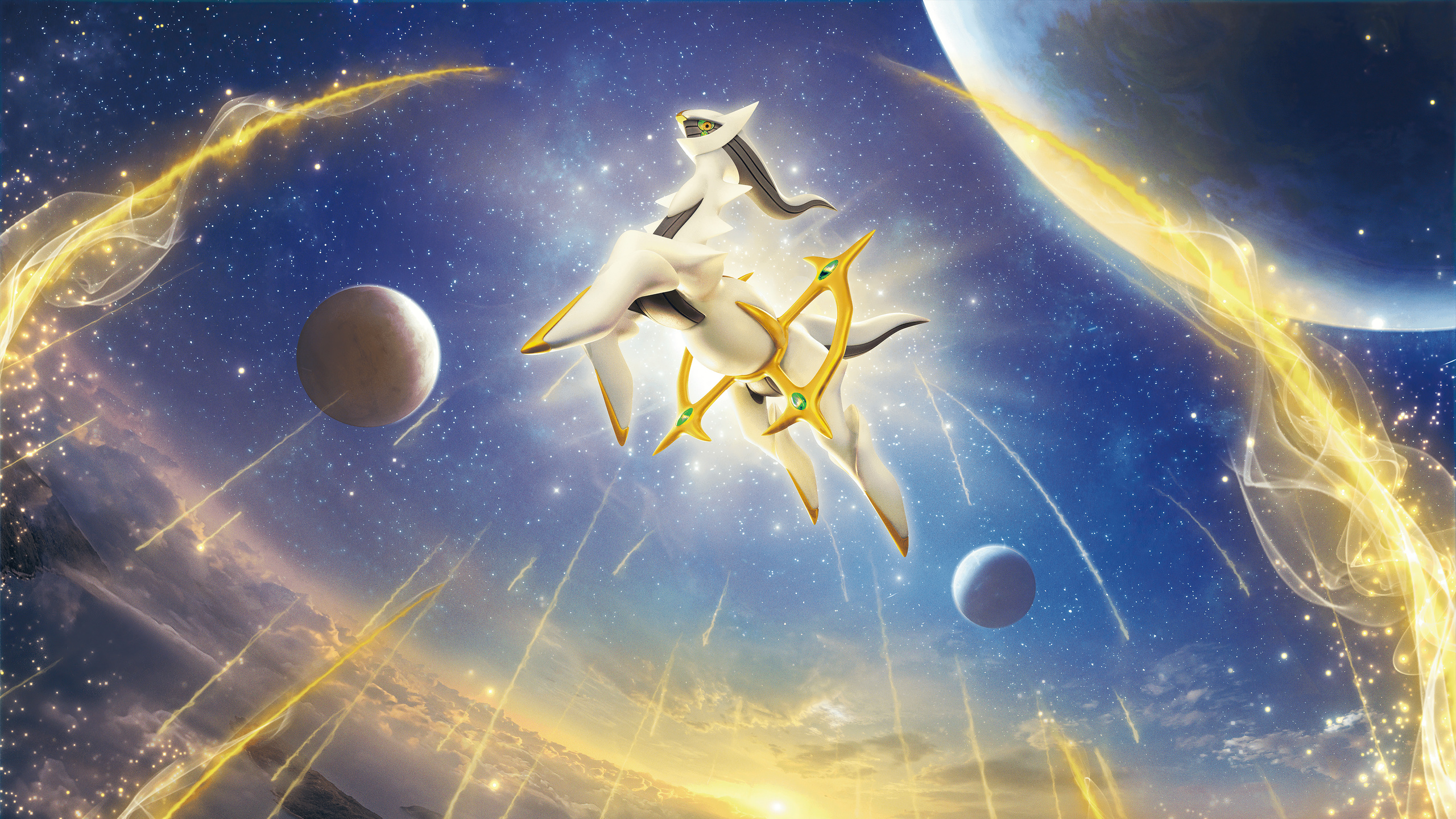 Arceus Legendary Pokemon Diamond And Pearl 1440p Resolution Wallpaper