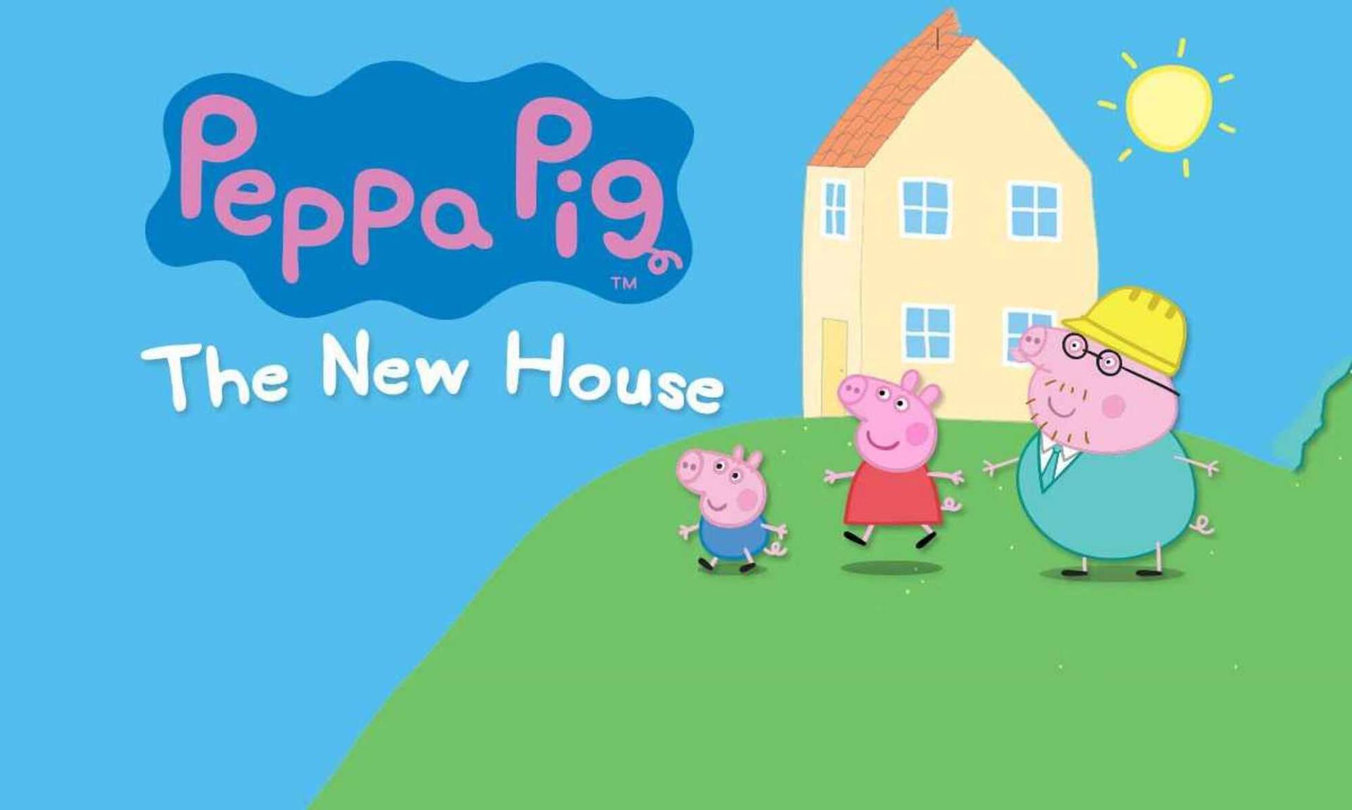Wele To Peppa Pig House Wallpaper