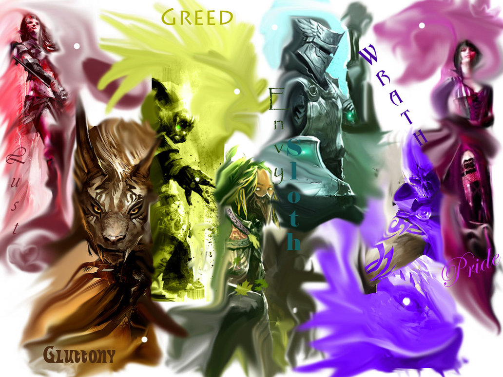 Seven Sins Of Guild Wars By Inaze
