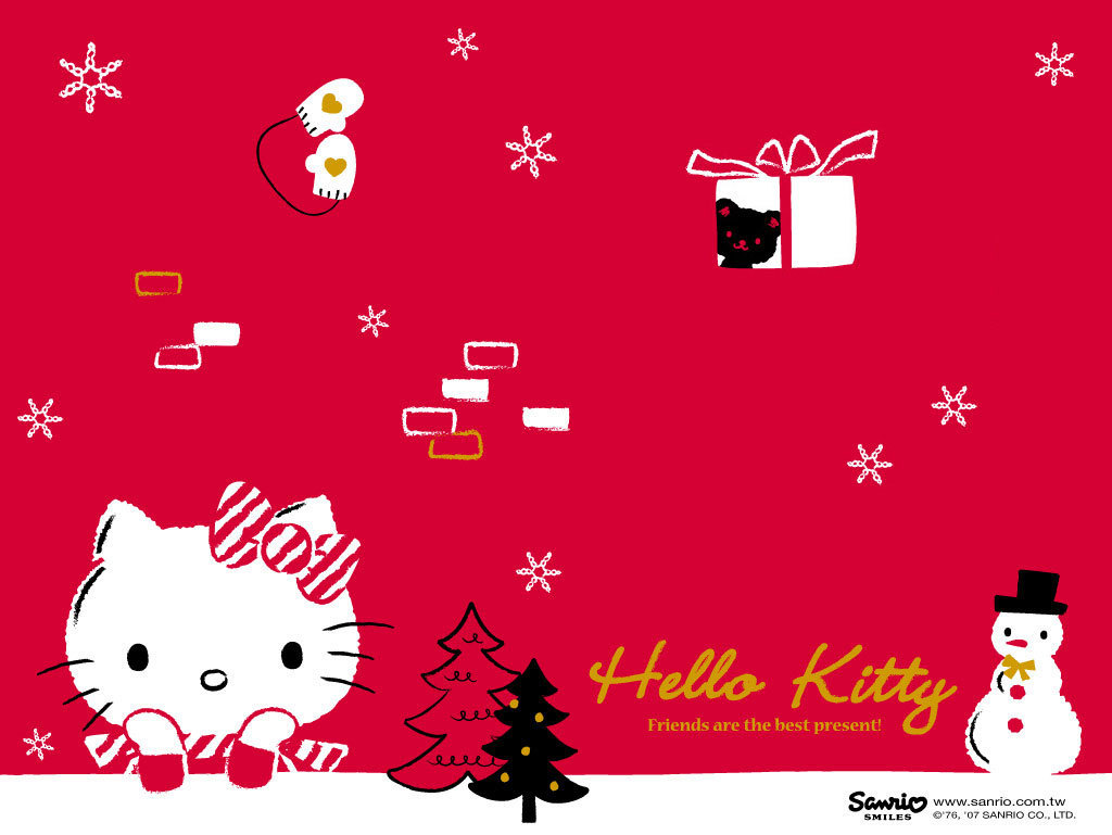 77 Hello Kitty Christmas Wallpaper On Wallpapersafari