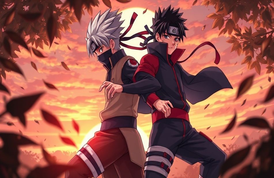 Kakashi And Obito Wallpaper