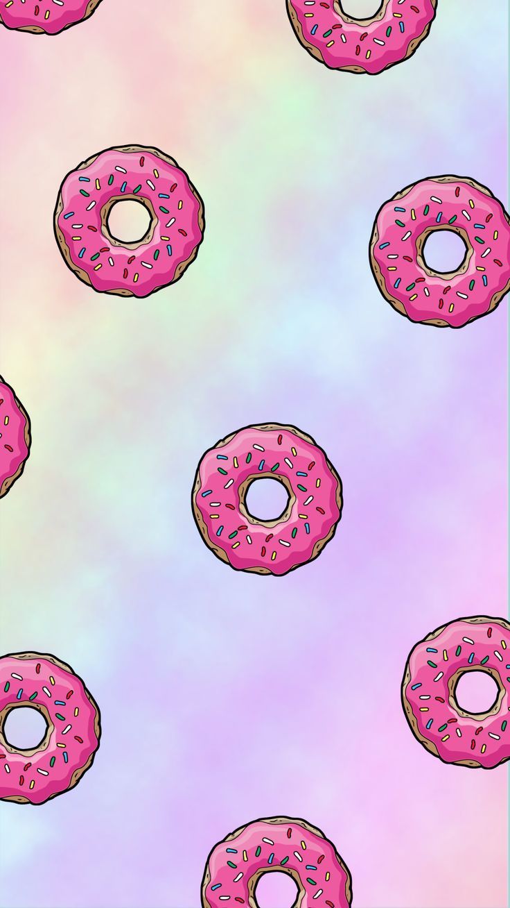 Donut Kawaii Wallpaper Top Background
