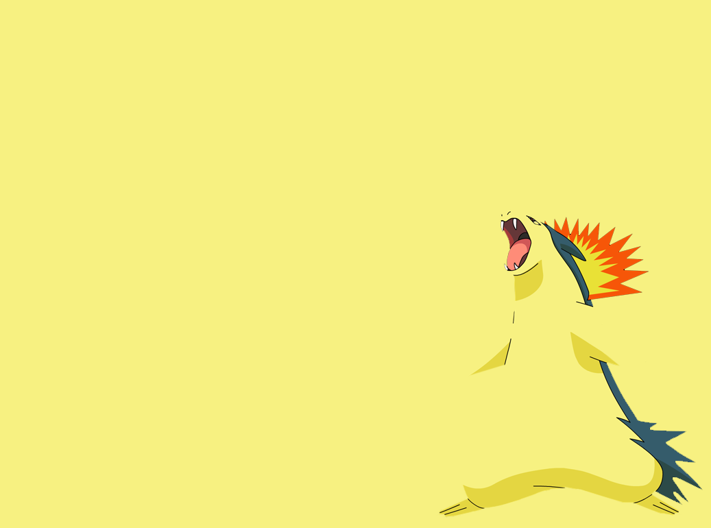 Typhlosion Wallpaper Minimalism By Ymeisnot