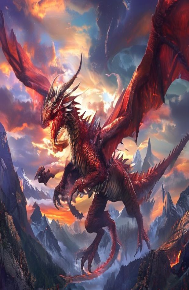 Red Dragon Gaming Wallpaper