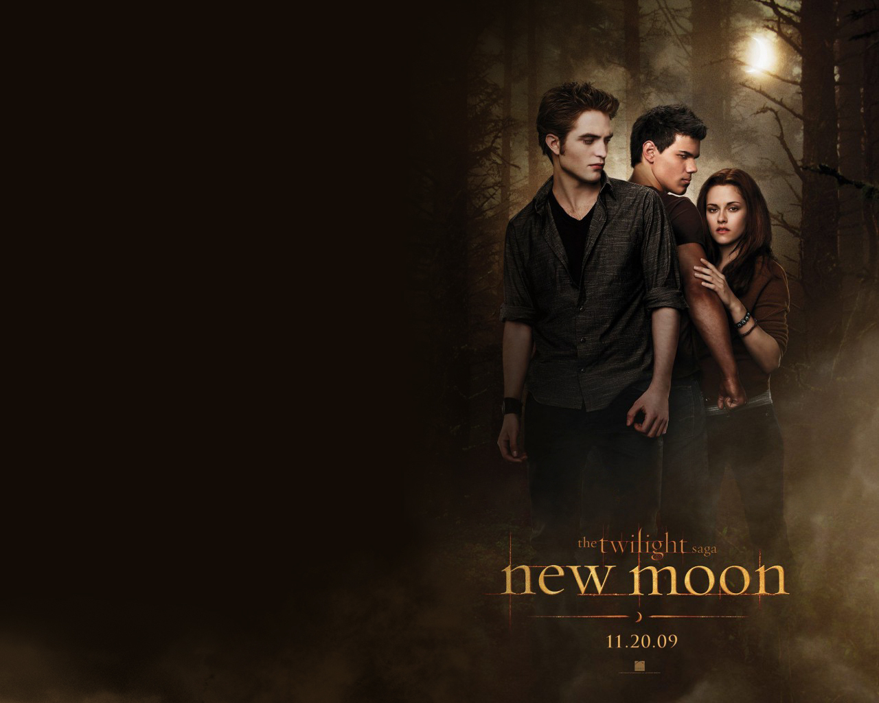 Twilight Series Image Wallpaper Of New Moon Movie Poster