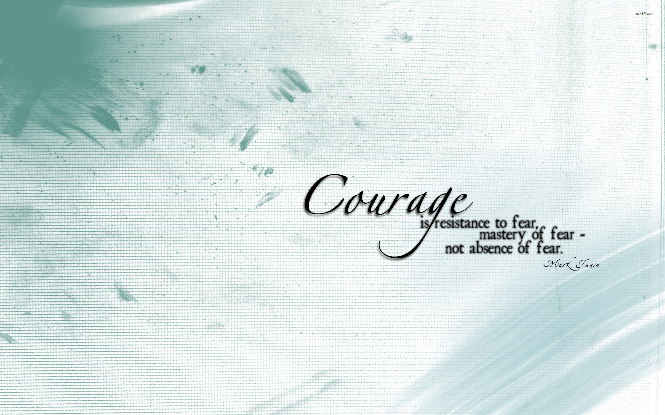 Courage Is Resistance To Fear Typography Wallpaper Jpg