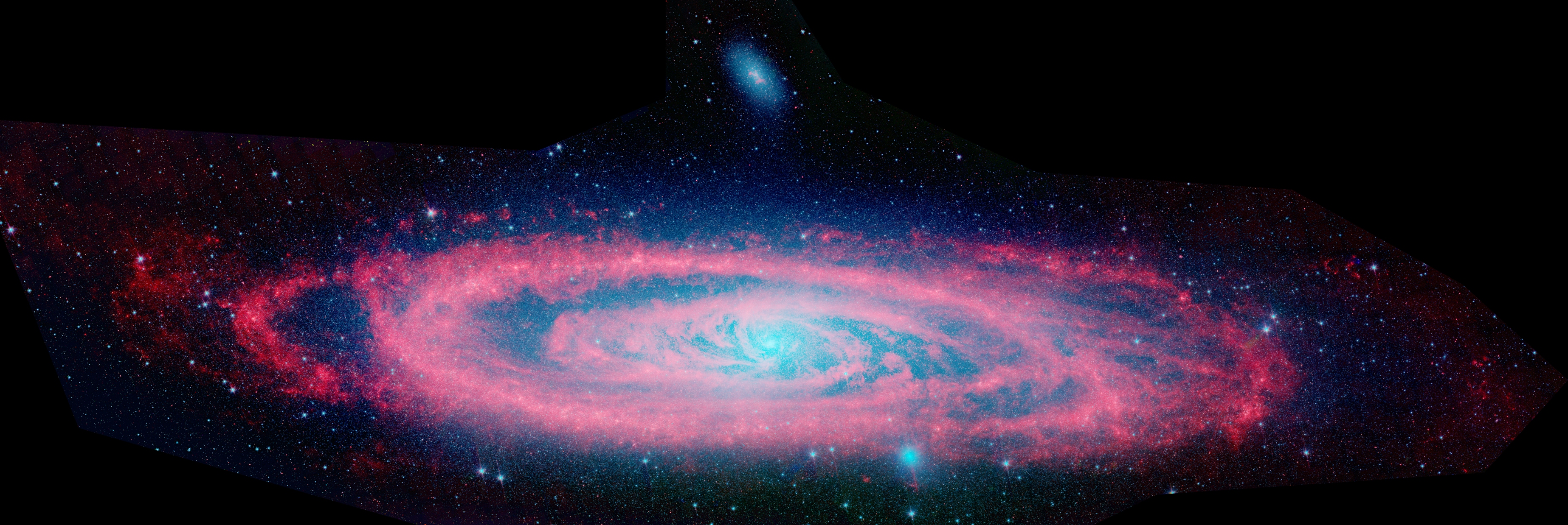 Description Andromeda Galaxy Spitzerjpg