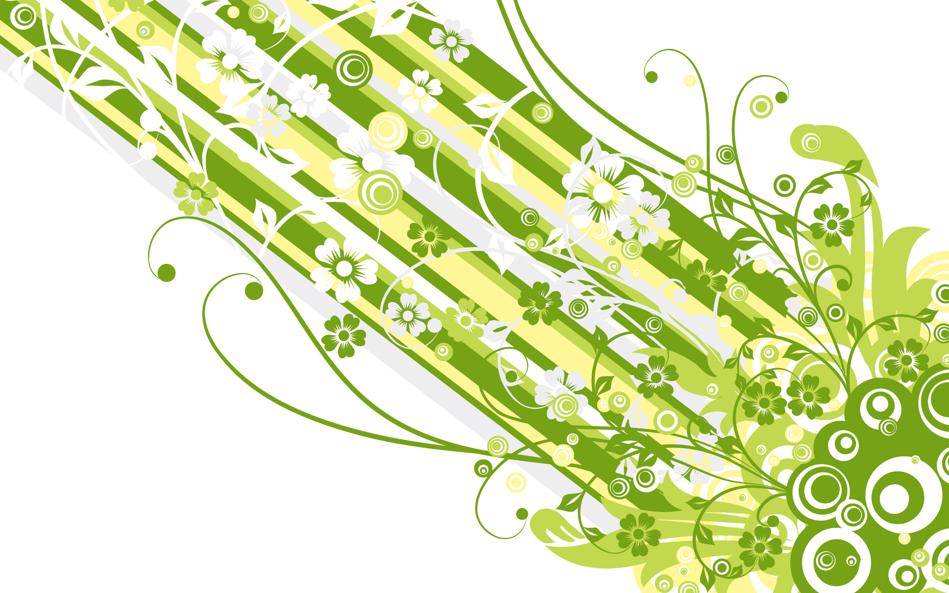 Green Vector Design Wallpaper HD