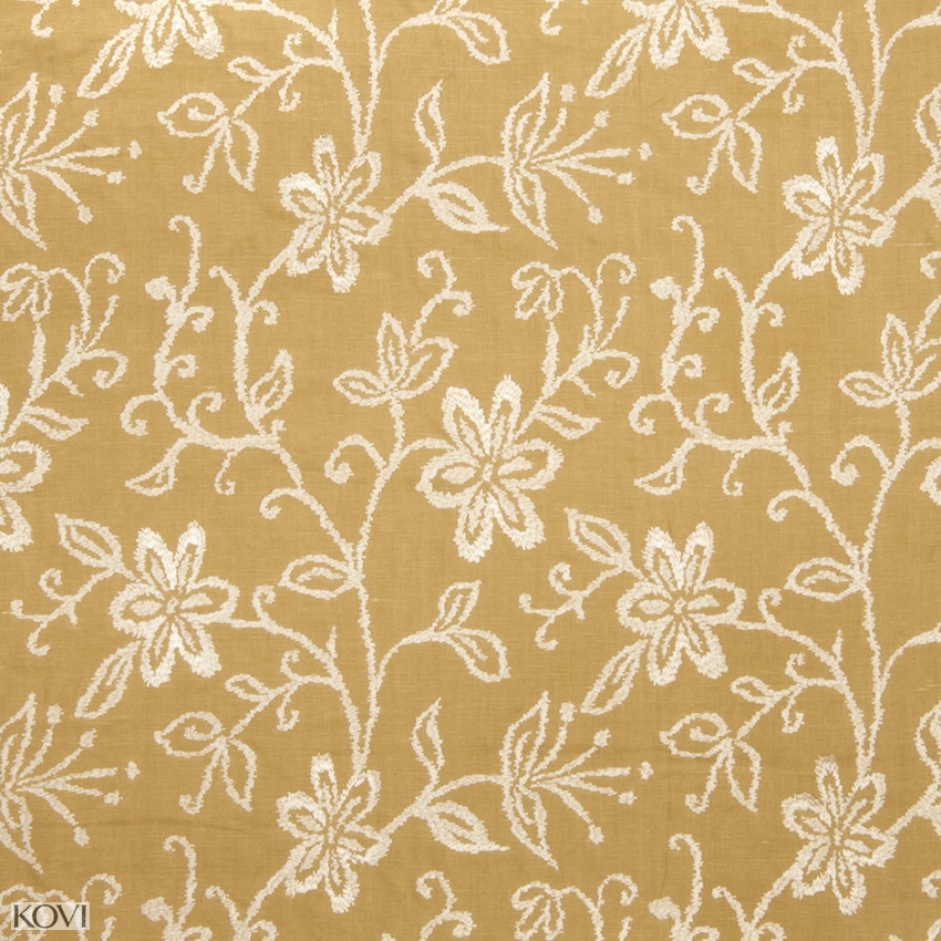 Free Download Wheat Gold Embroidery Floral Crewels Drapery And