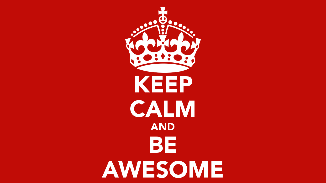 Keep Calm And Be Awesome Carry On Image Generator