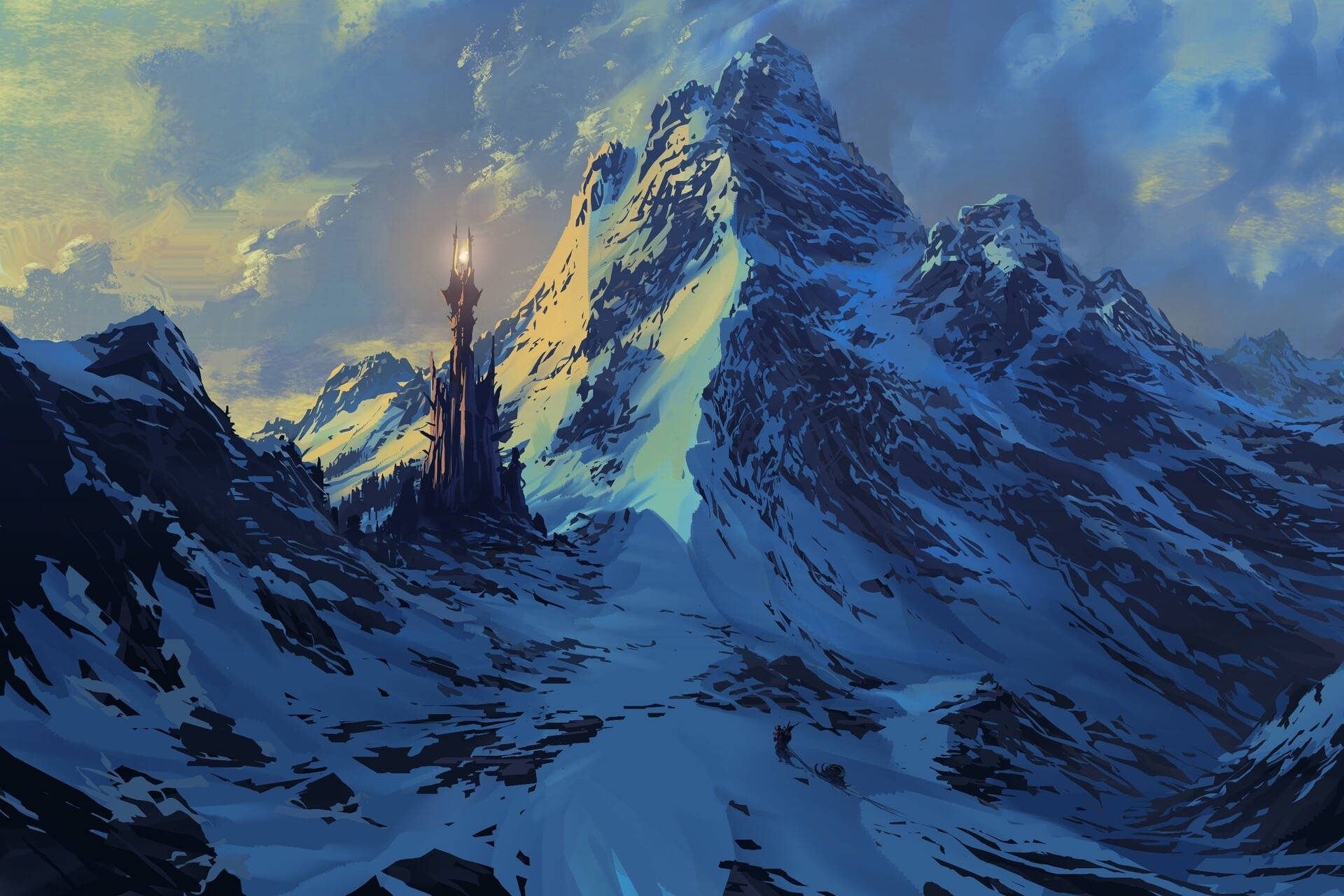 Snow Mountain Wallpaper