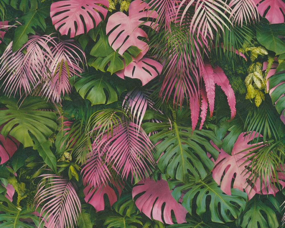 AS Cration Wallpaper Jungle Green Pink 372801