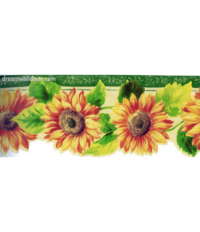 🔥 Free download Bright Yellow Sunflower Wallpaper Border [700x812] for ...