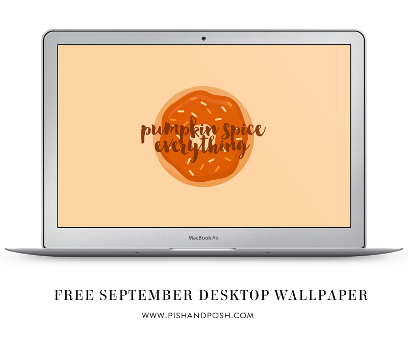 Pumpkin Spice Desktop Wallpaper