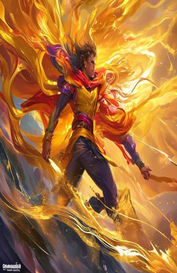 Golden Wind Wallpaper