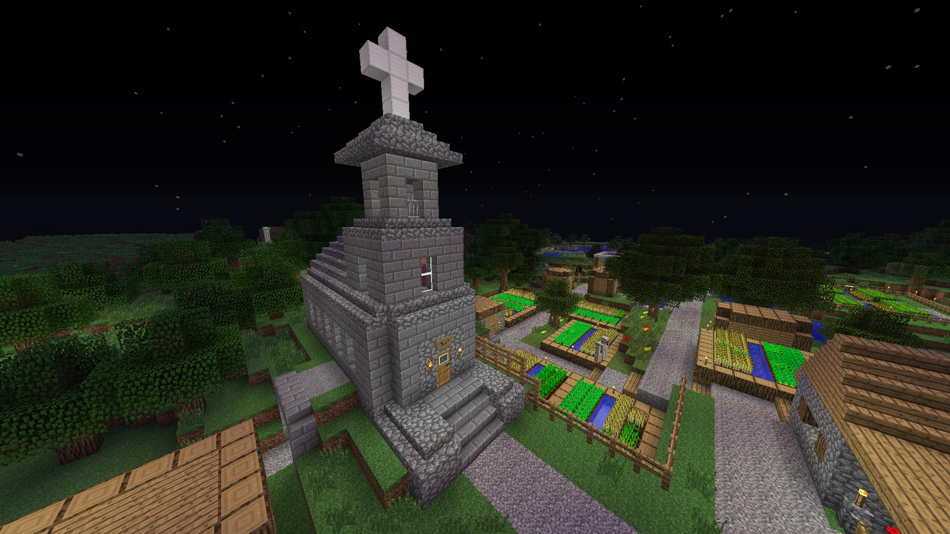 Minecraft Village Church