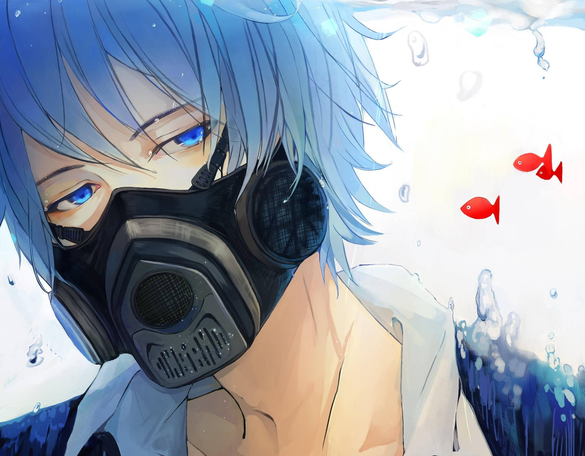 Anime Blue Boy Wallpaper