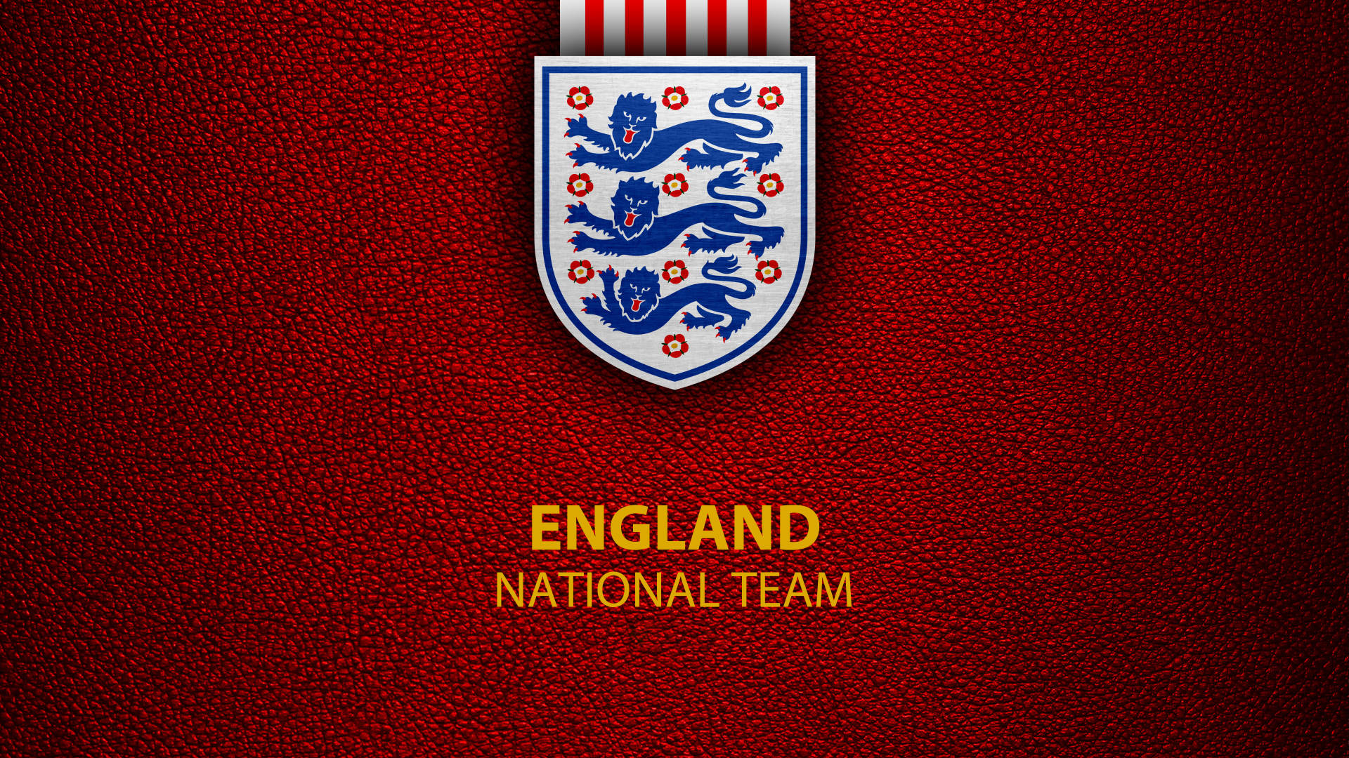 England Football Leather Wallpaper