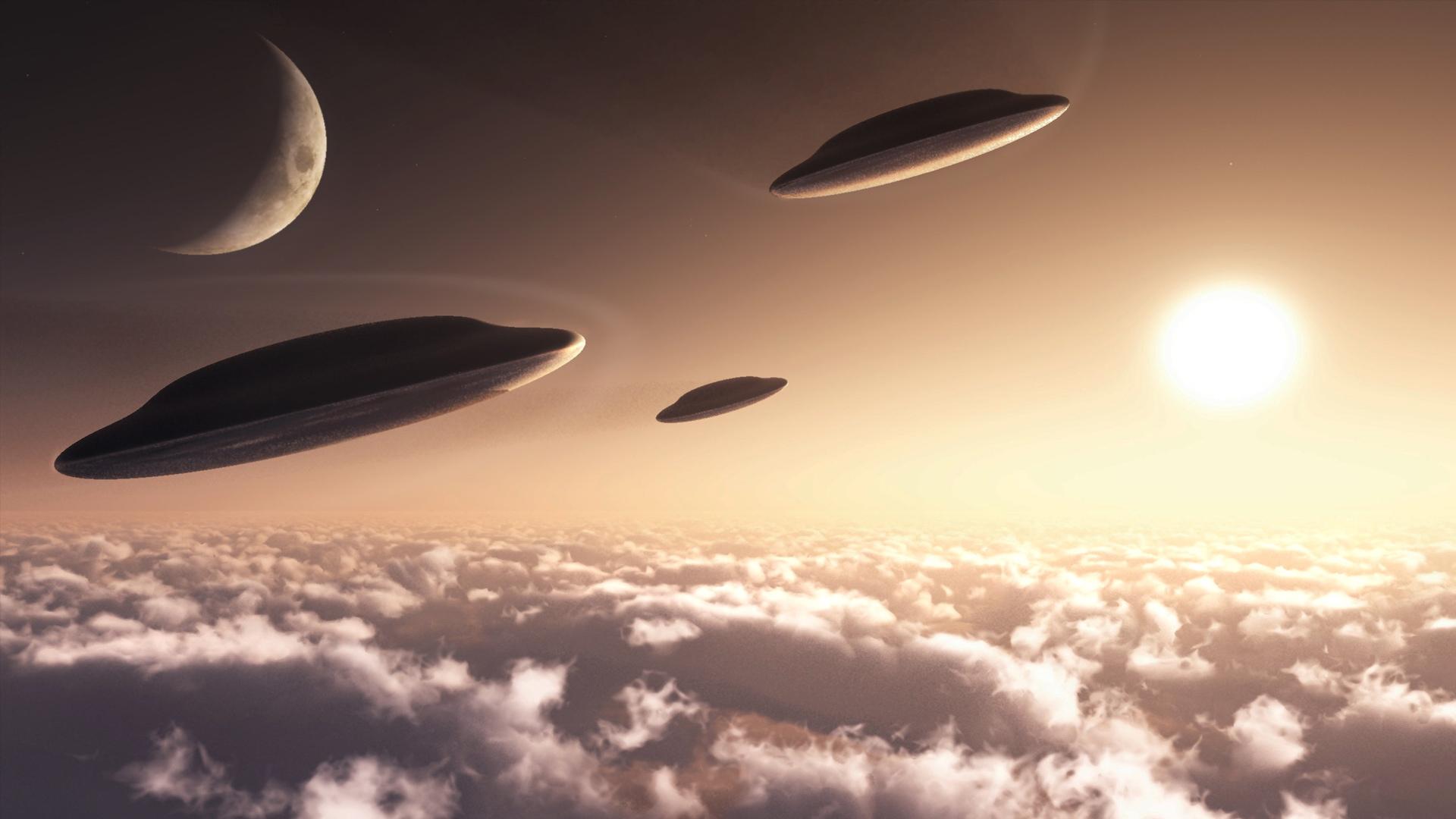 Ufo Wallpaper Top Background