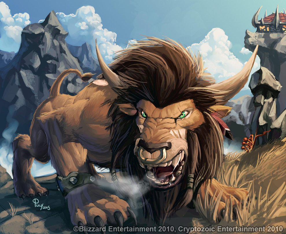 World Of Warcraft Tauren Druid Wallpaper Wowtcg Cat