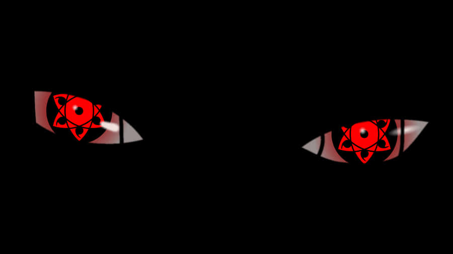 Minimalistisk Sharingan Wallpaper