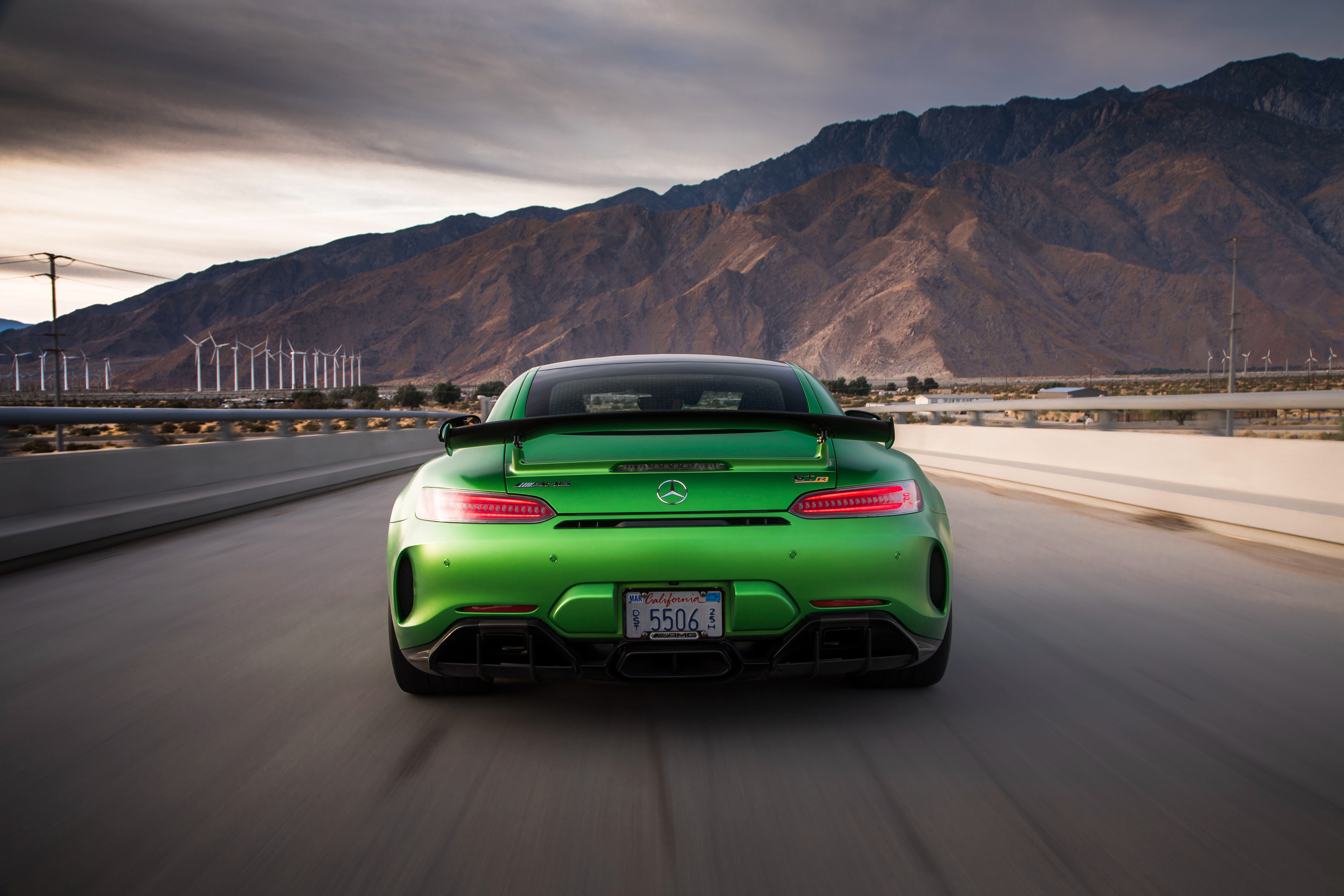 Mercedes Amg Gtr Rear HD Cars 4k Wallpaper Image