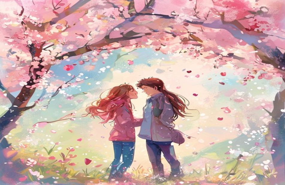 Cute Anime Couple Wallpaper