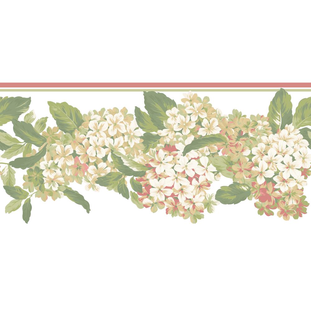 Ashford House Blooms Hydrangea Border Wallpaper