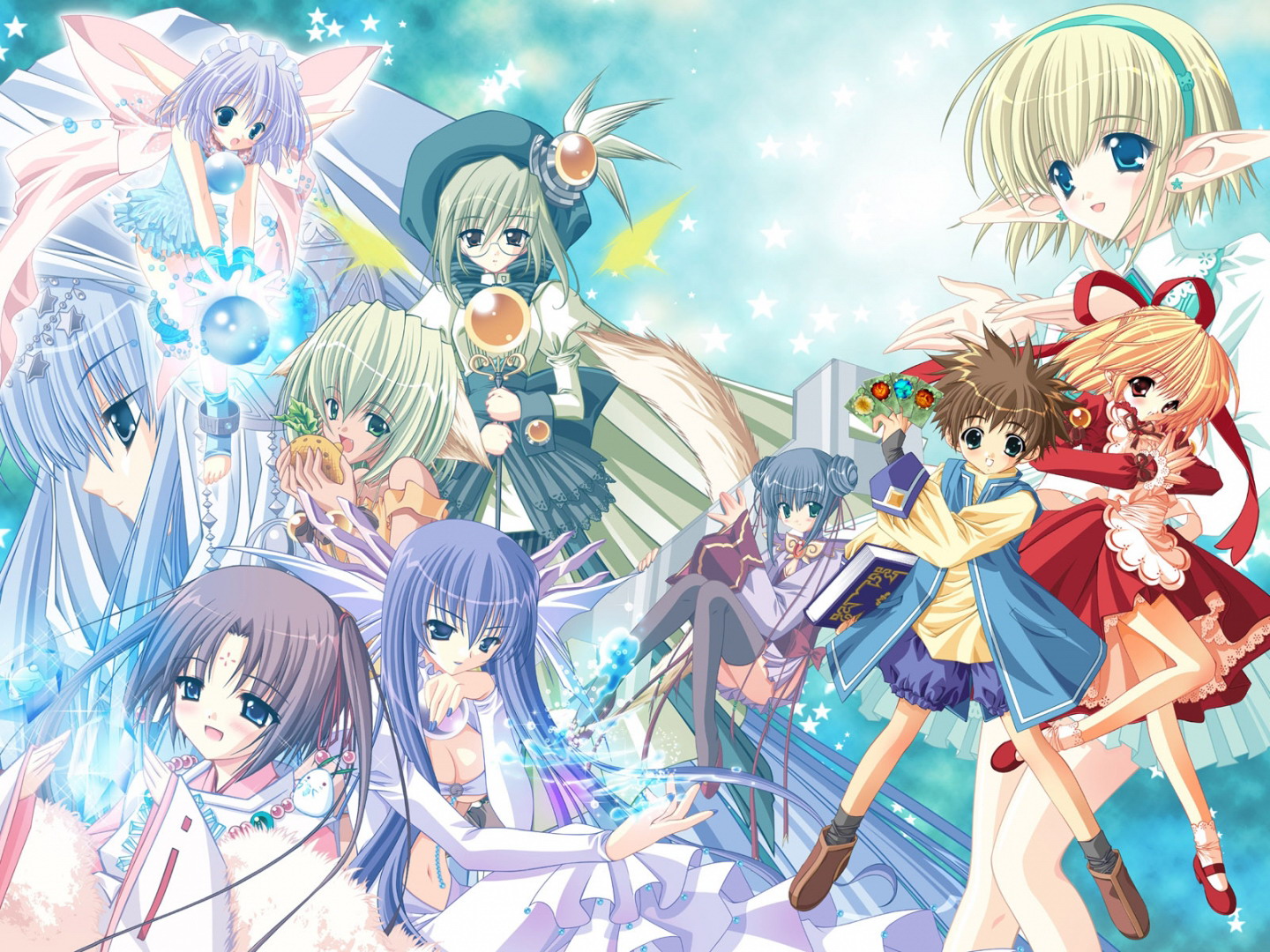 Fantasy Girls Anime Wallpaper