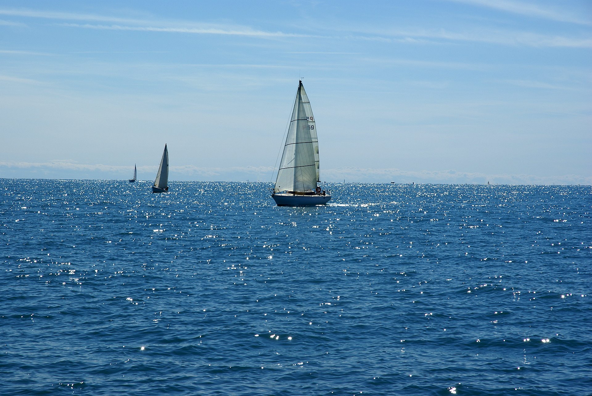 Download Sailing Boats wallpaper sailboat on a beautiful day