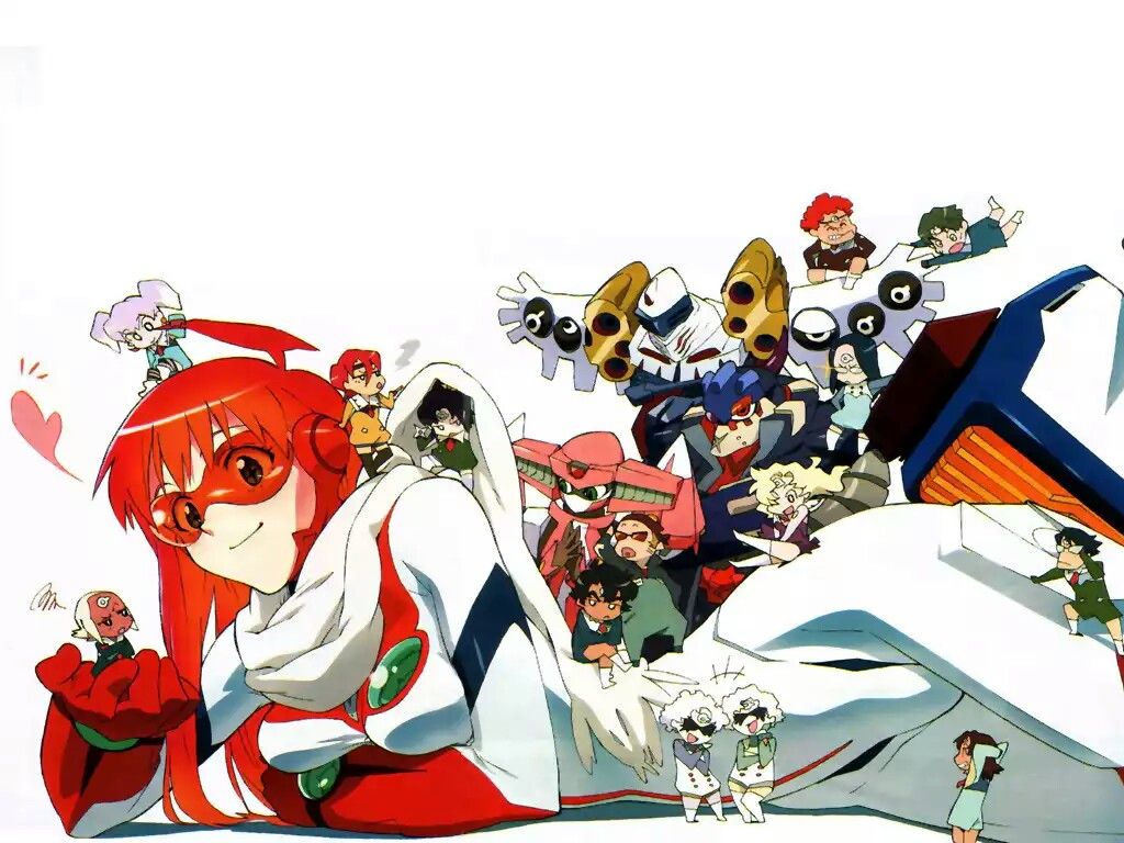 A On Gunbuster Anime Mecha Image