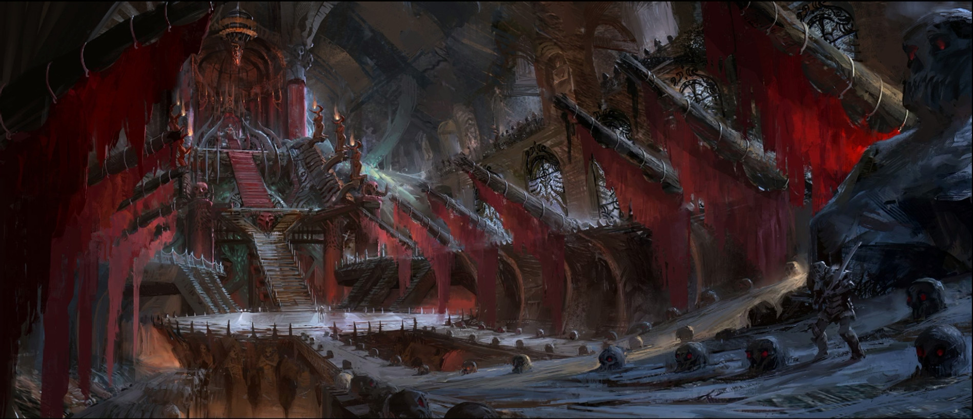 Throne Room God Of War Environment Concept And
