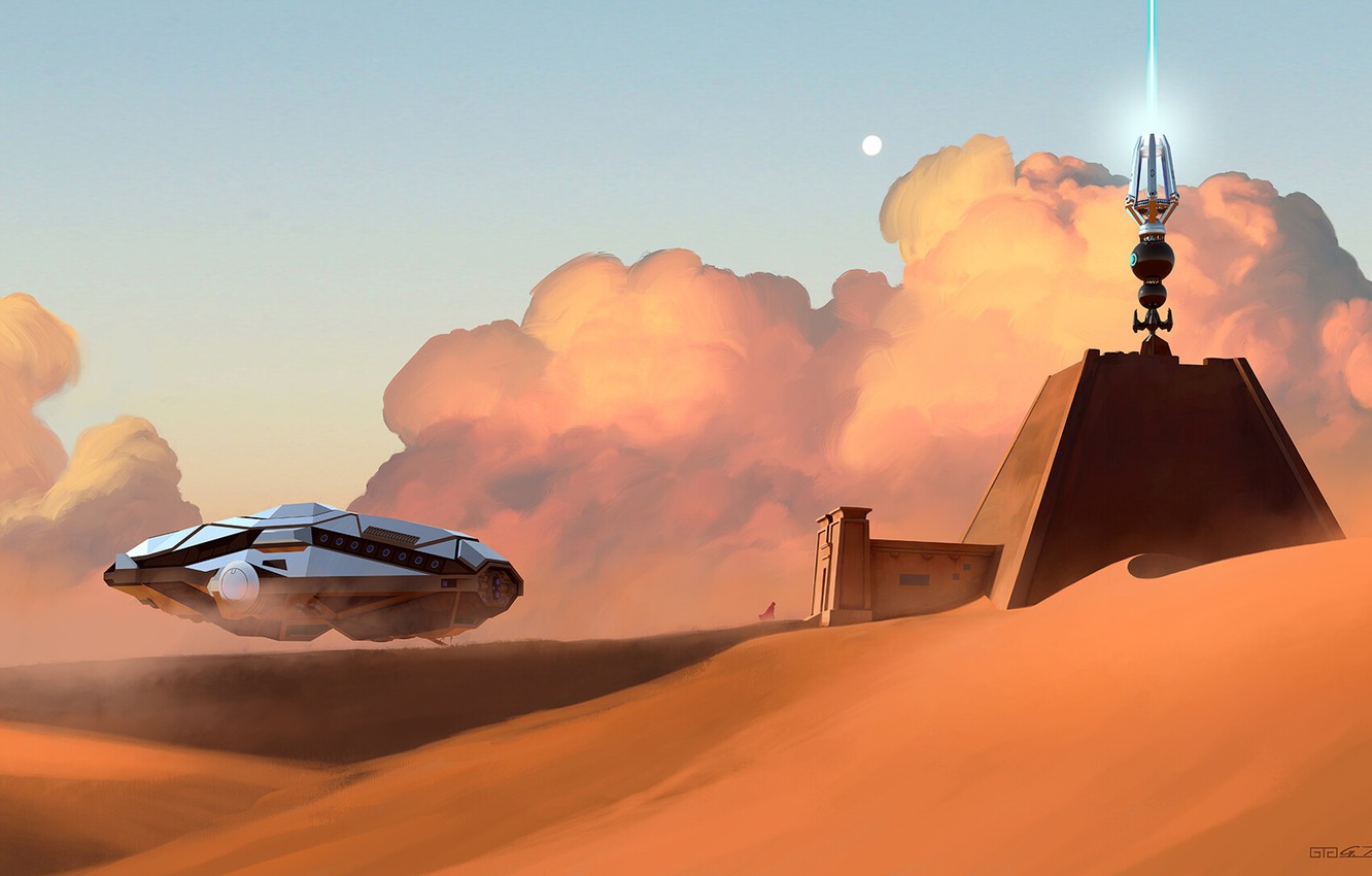 Wallpaper Desert Construction Object Camera Image For