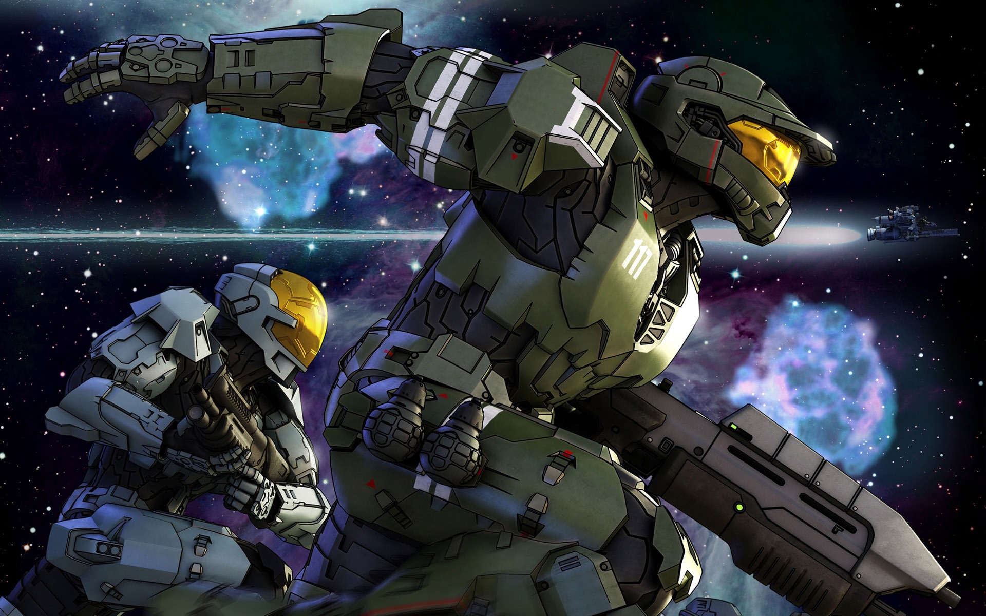 Halo Spartans Desktop Wallpaper