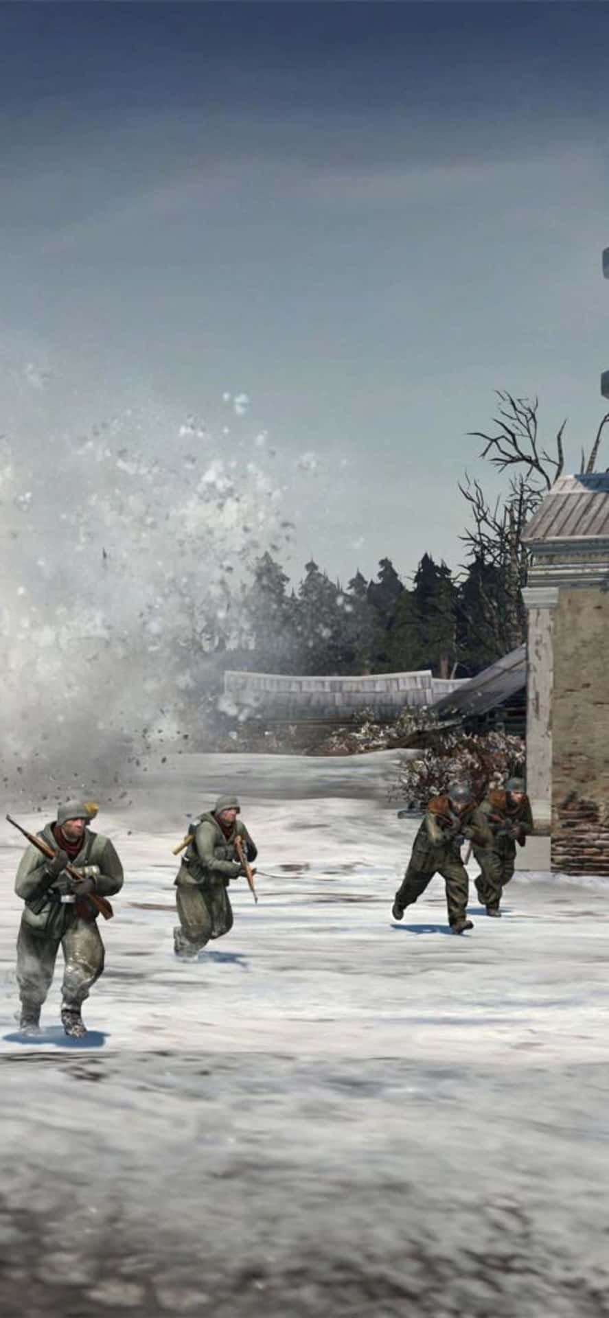 iPhone Xs Company Of Heroes Background X Wallpaper